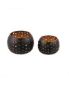 Golden Illumination Tea Light Holder, Set of 2 Golden Illumination Tea Light Holder, Set of 2